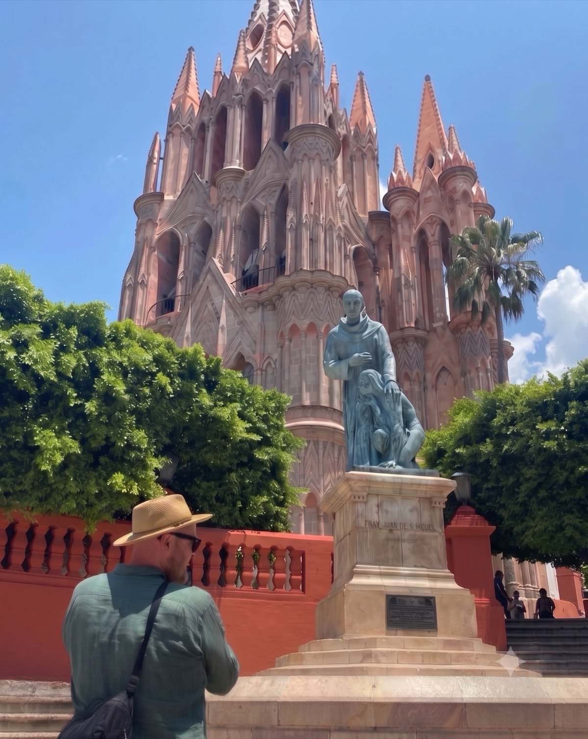 Shea at the Parroquia de San Miguel Arcángel, San Miguel de Allende, Mexico